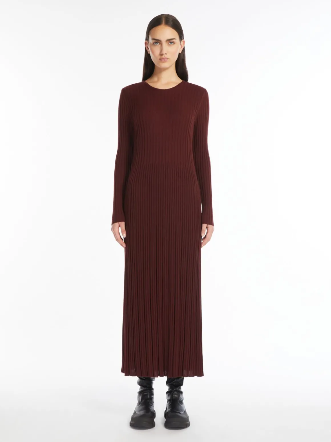 Clearance Abito in maglia di mista lana Abiti