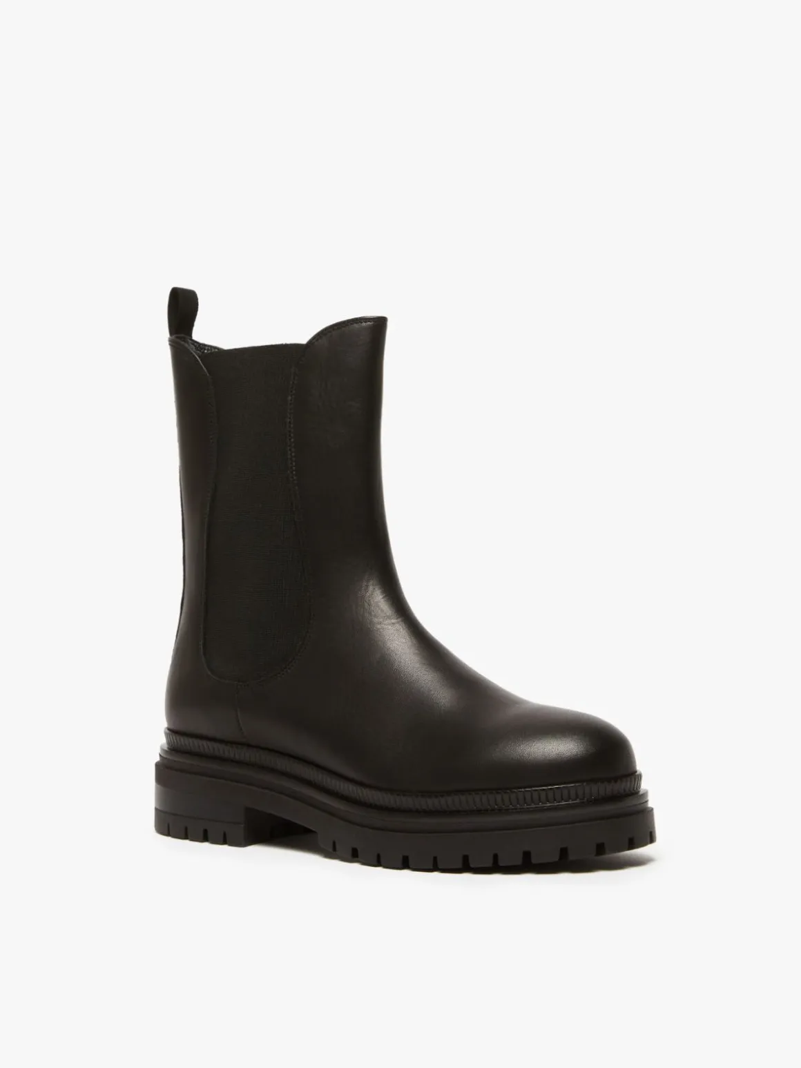 New Ankle boot in pelle semilucida Scarpe