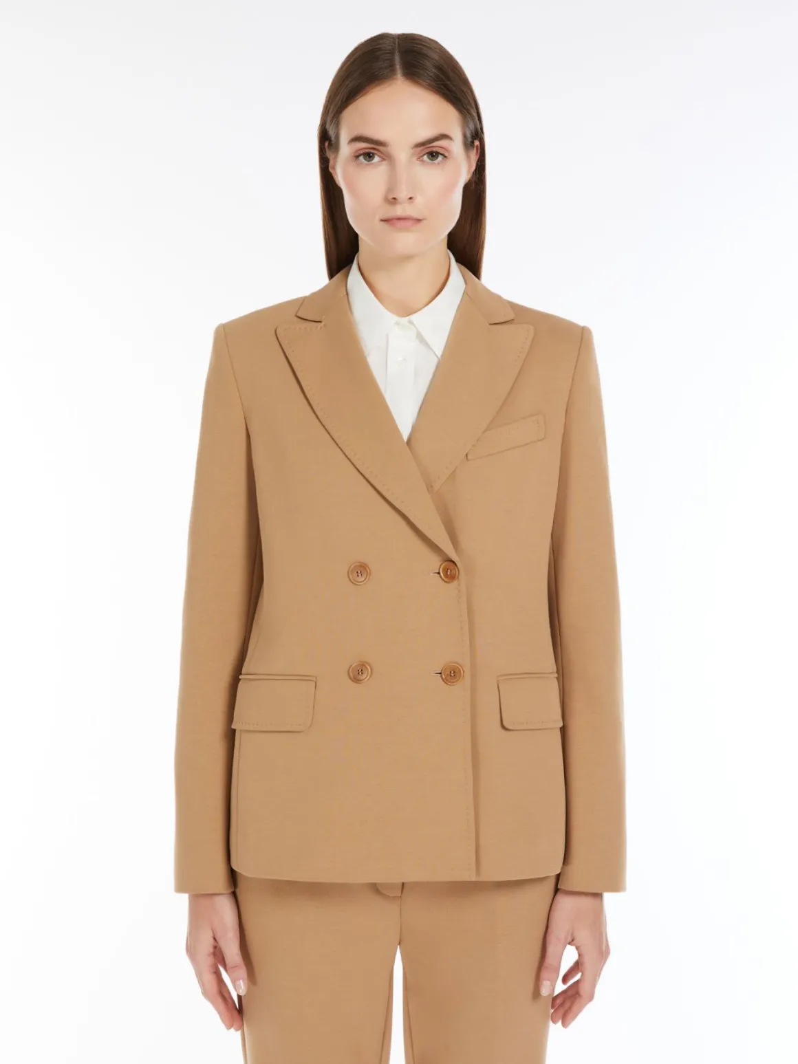 Fashion Blazer doppiopetto in jersey Giacche Eblazer