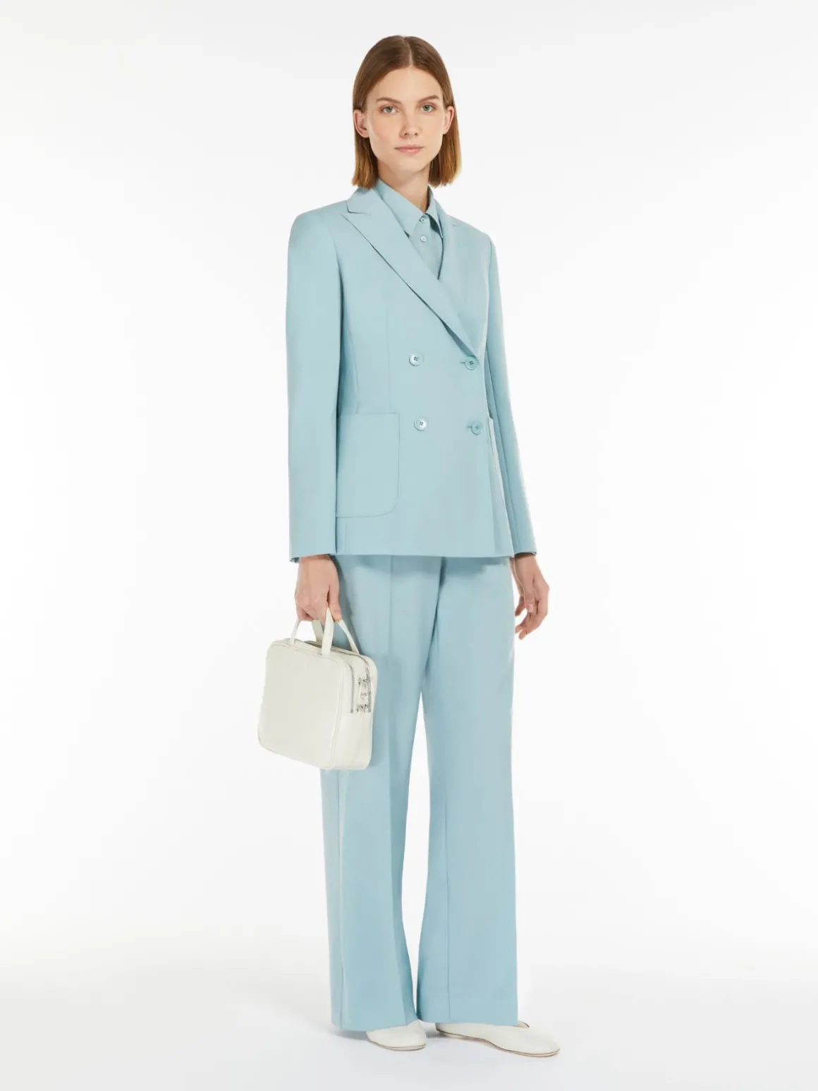 Online Blazer doppiopetto in tela di lana stretch Giacche Eblazer | Completie Tailleur