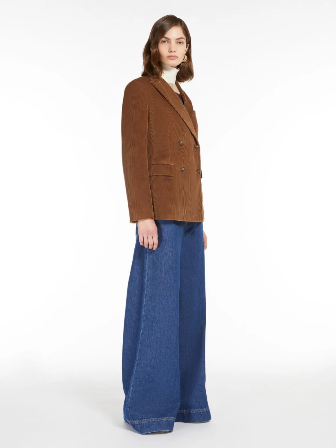 Clearance Blazer doppiopetto in velluto Completie Tailleur | Giacche Eblazer