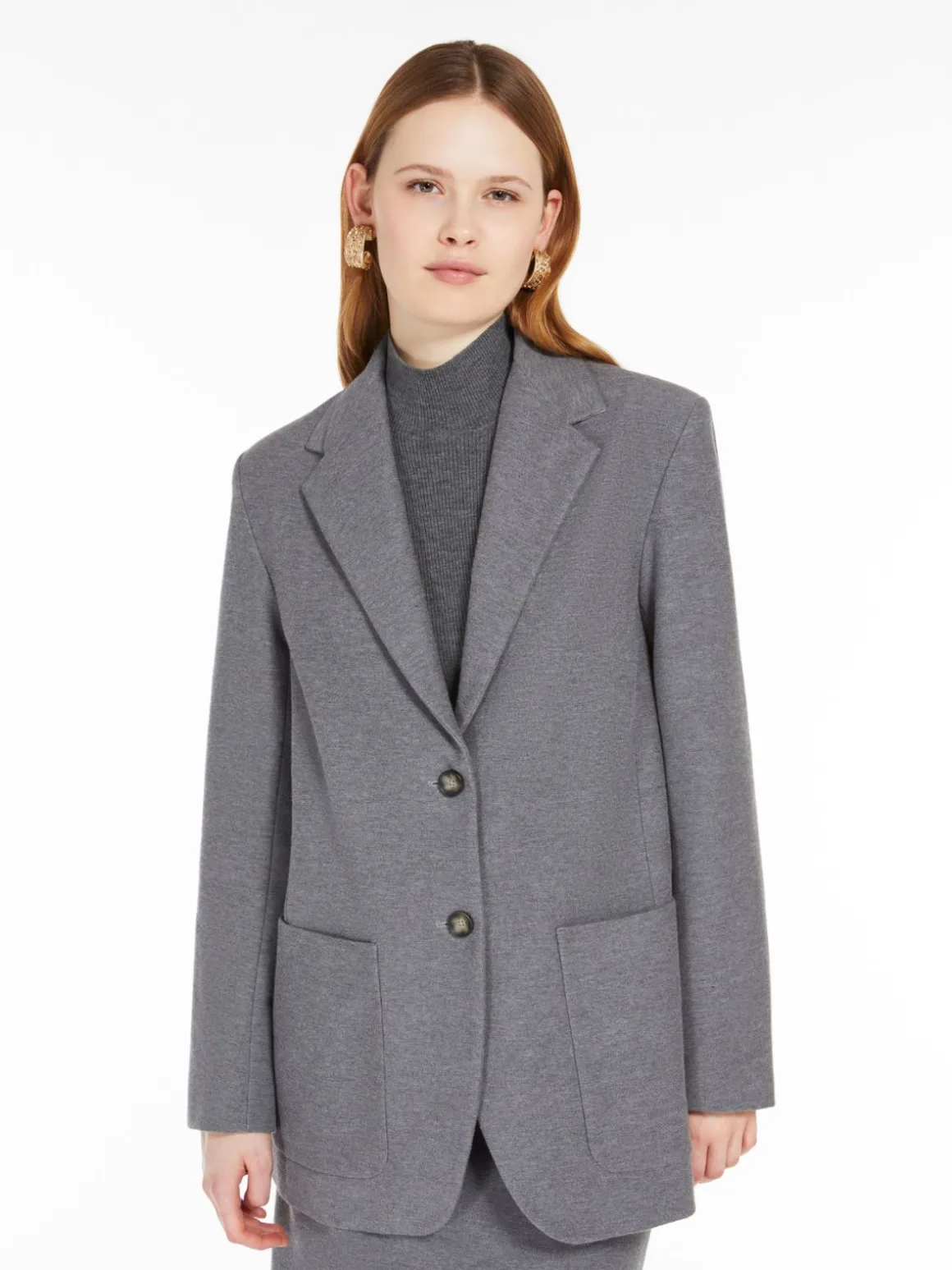 blazer_in_jersey_di_flanella_3.webp Discount Blazer in jersey di flanella Completie Tailleur | Giacche Eblazer