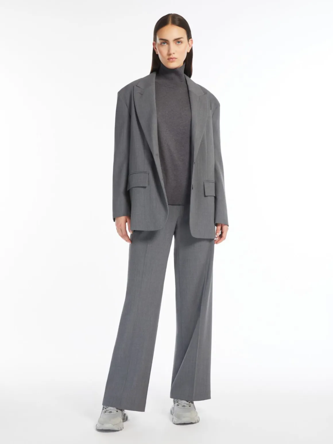 Fashion Blazer over in gabardina mista lana Completie Tailleur | Giacche Eblazer