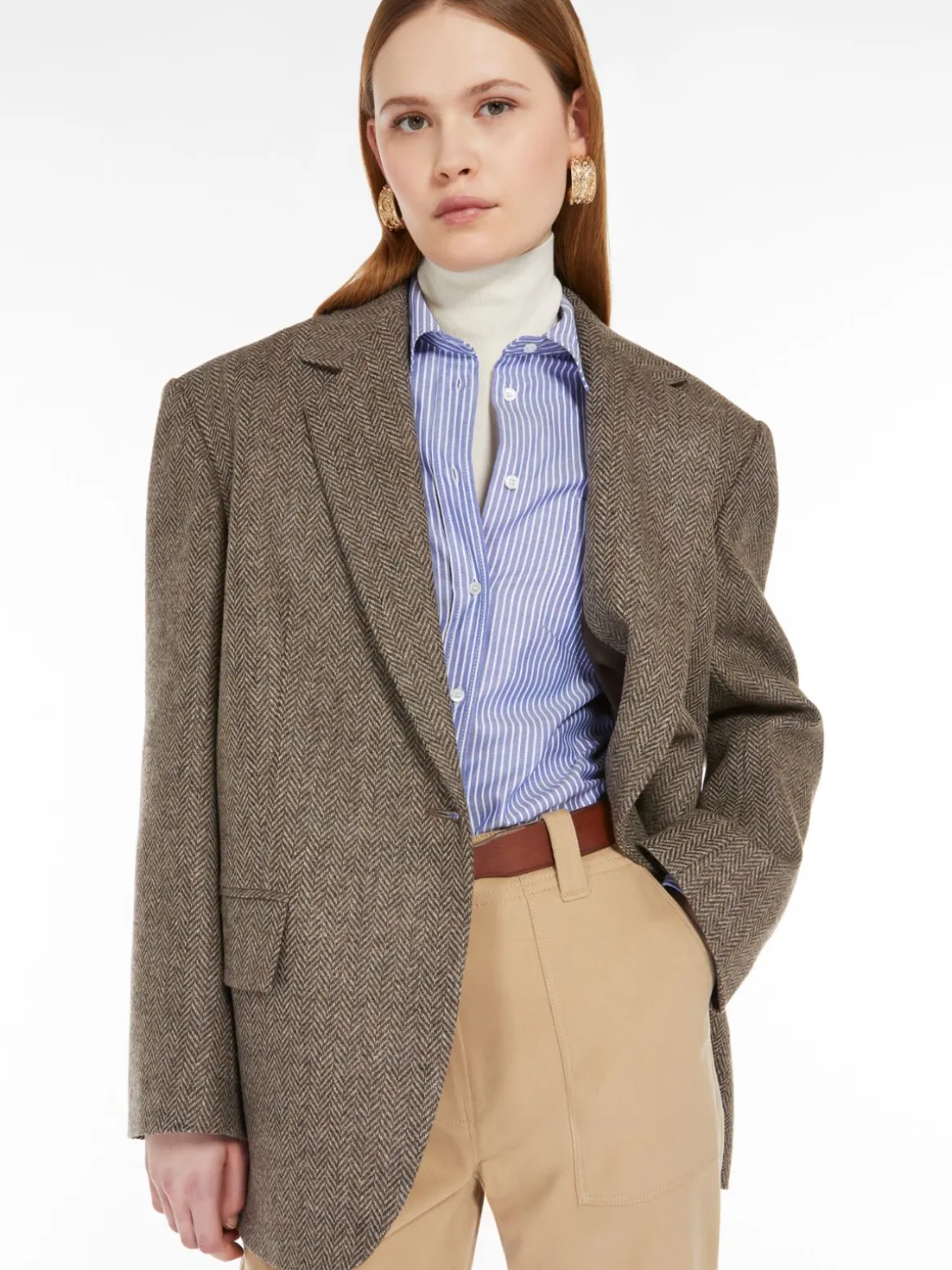 blazer_over_in_lana_effetto_shetland_3.webp Best Blazer over in lana effetto shetland Giacche Eblazer