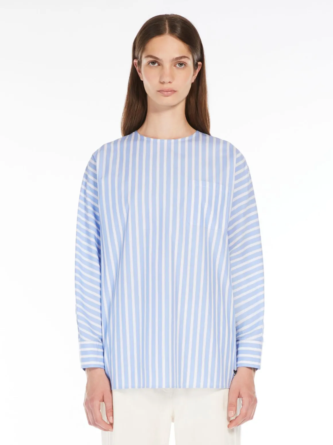 Sale Blusa in popeline di cotone Camicie E Bluse