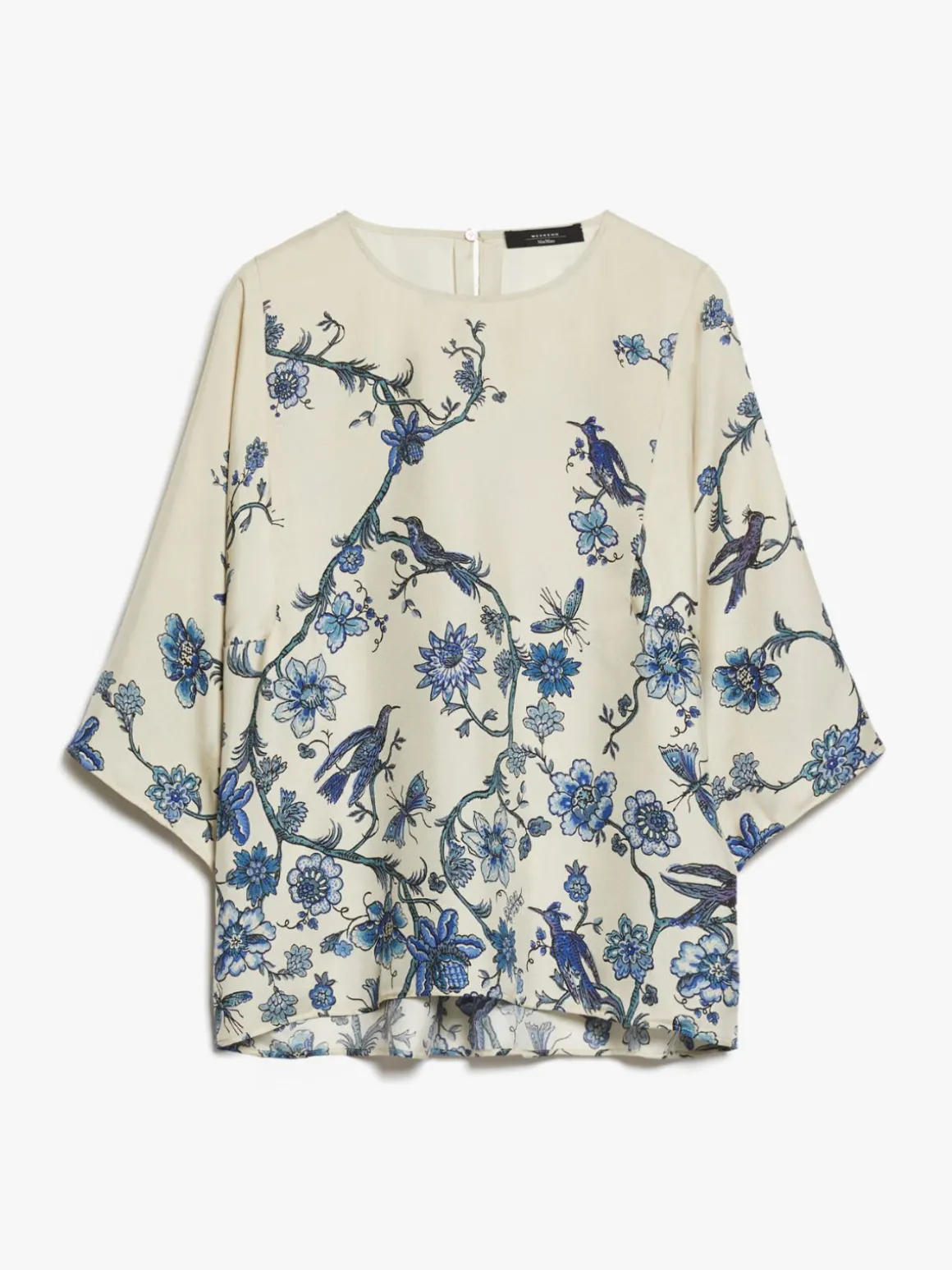 blusa_morbida_in_seta_stampata_4.webp Clearance Blusa morbida in seta stampata Completie Tailleur | Camicie E Bluse