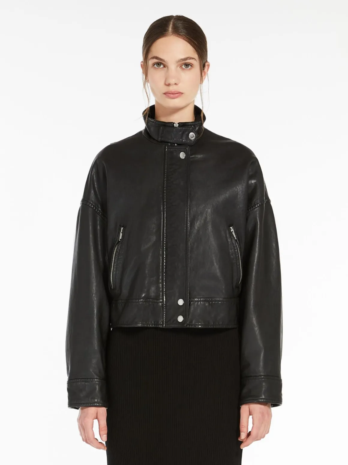 Online Bomber in nappa lavata Giacche Eblazer
