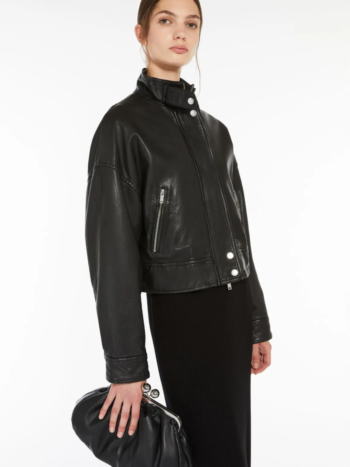 bomber_in_nappa_lavata_3.webp Online Bomber in nappa lavata Giacche Eblazer