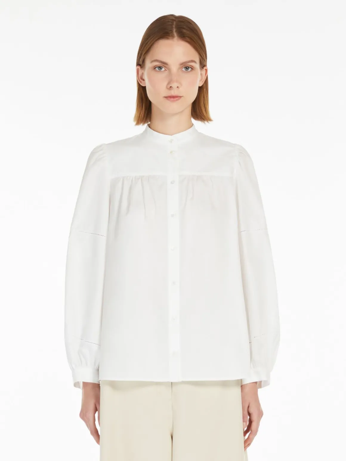 Online Camicia in popeline di cotone Camicie E Bluse