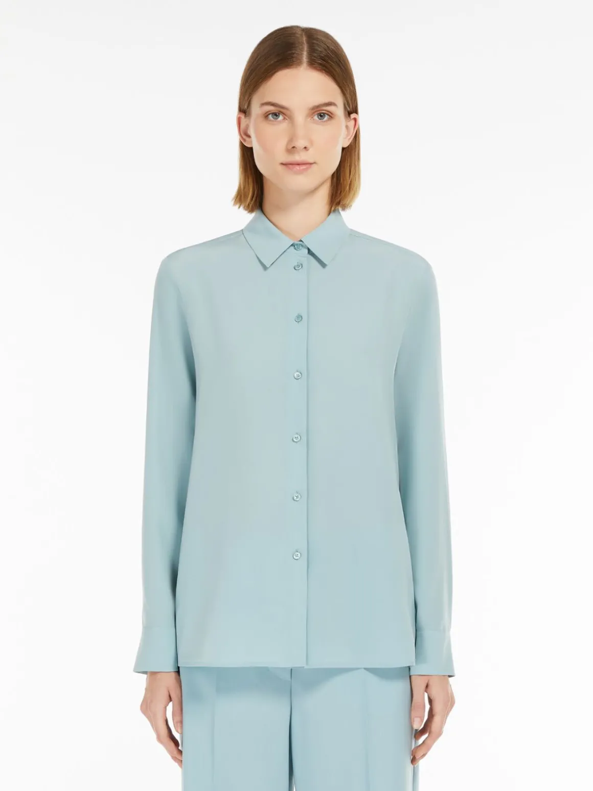 Store Camicia morbida in seta Completie Tailleur | Camicie E Bluse