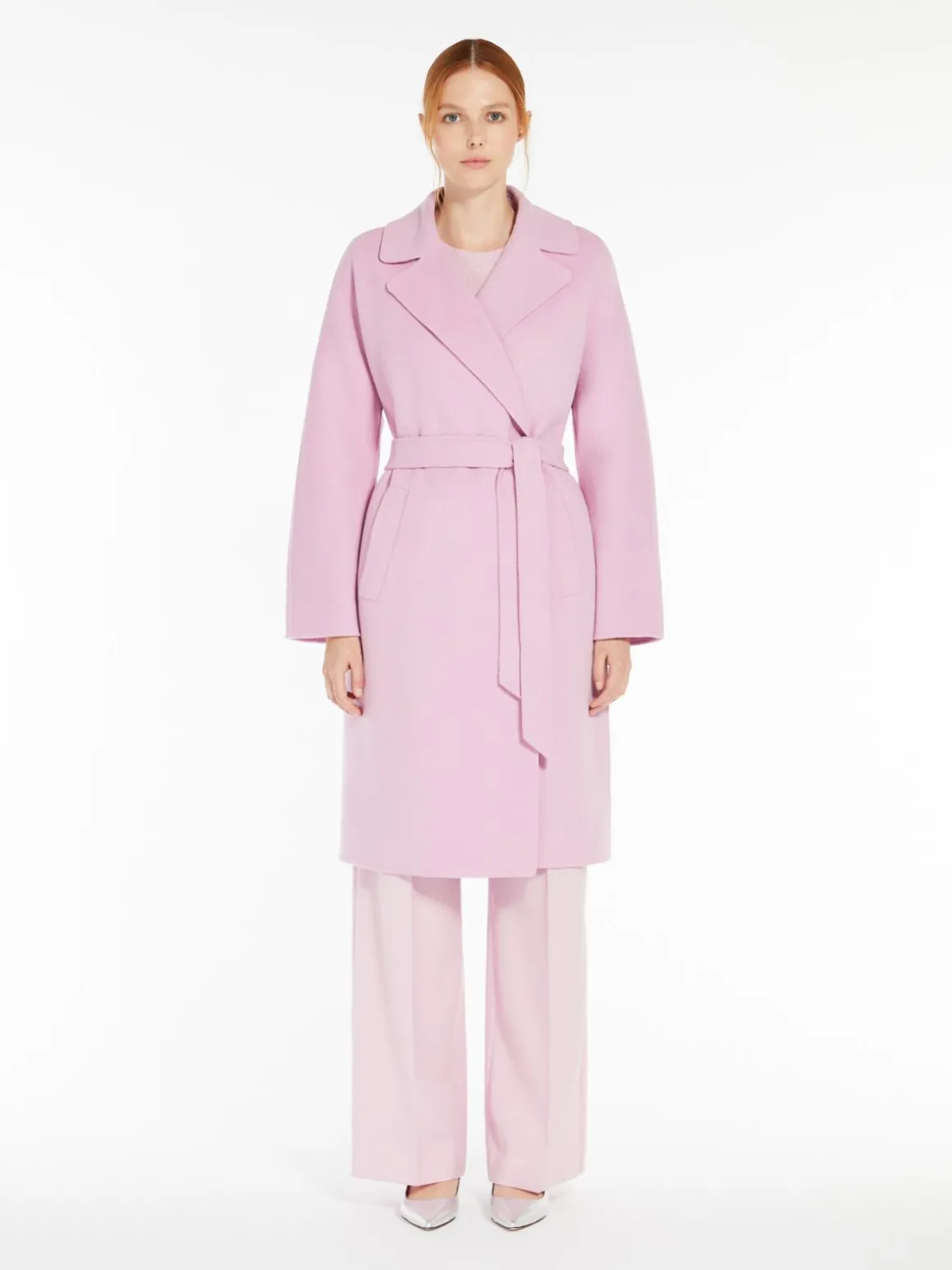 Sale Cappotto a vestaglia in double di misto lana Cappottietrench