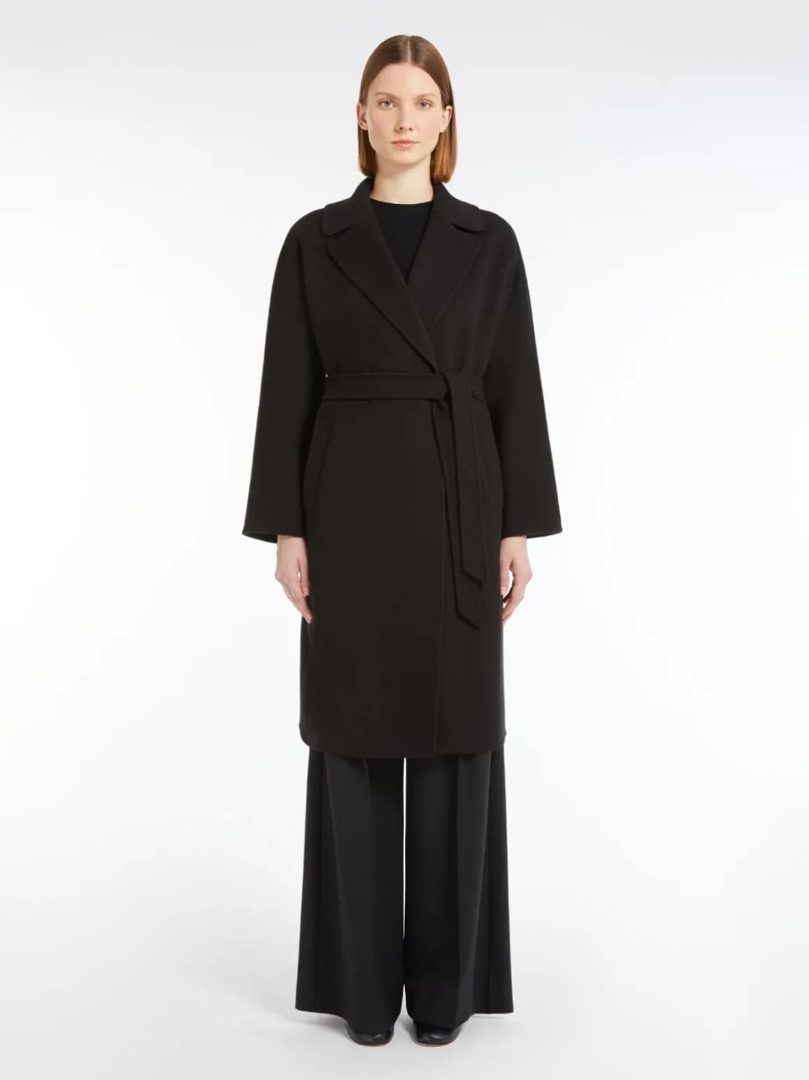 Flash Sale Cappotto a vestaglia in double di misto lana Cappottietrench