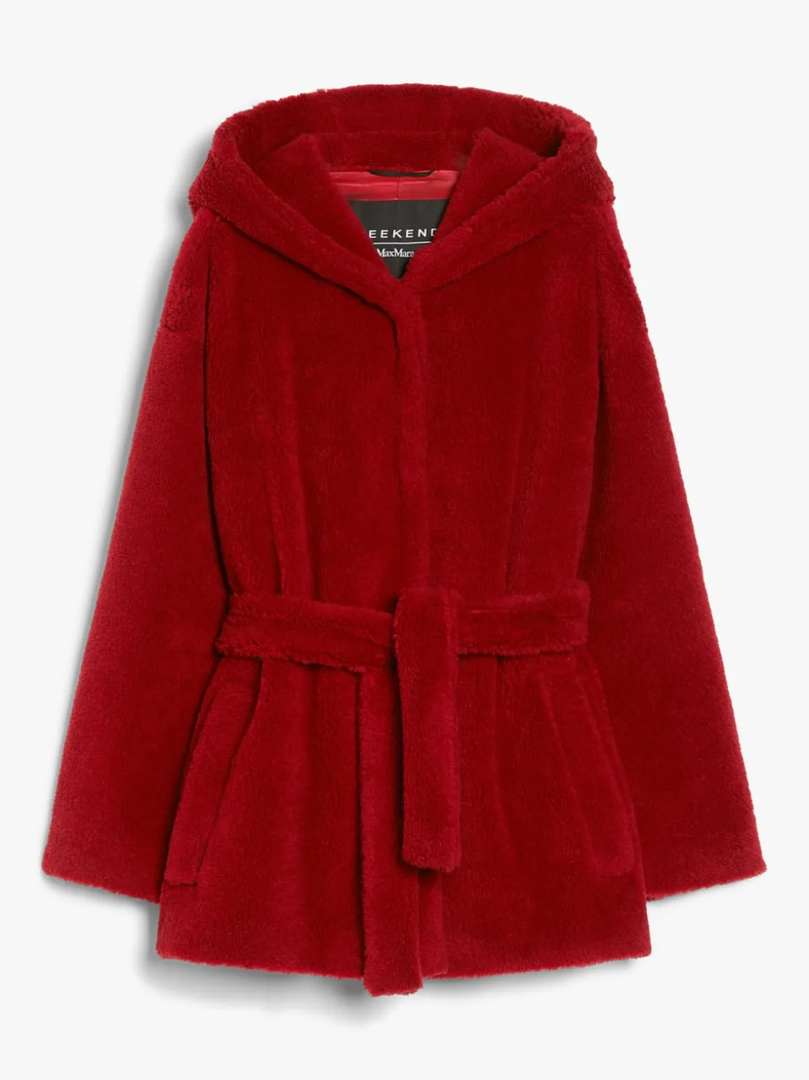 Outlet Cappotto a vestaglia in tessuto fluffy di lana Cappottietrench