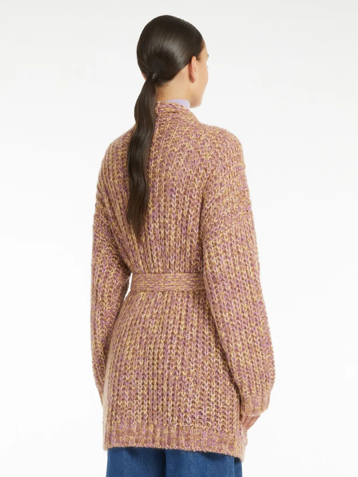 cardigan_a_coste_in_mohair_chin_2-1.webp Store Cardigan a coste in mohair chiné Maglie