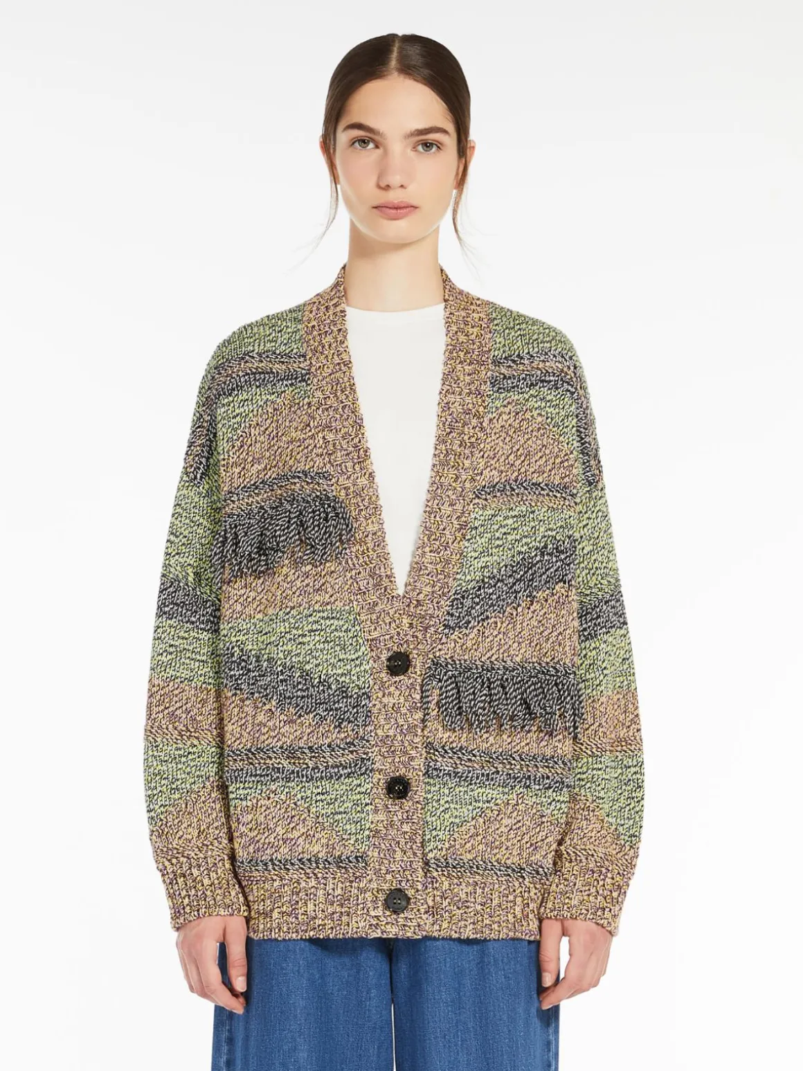 cardigan_in_filato_di_cotone_e_lana_1.webp Clearance Cardigan in filato di cotone e lana Maglie