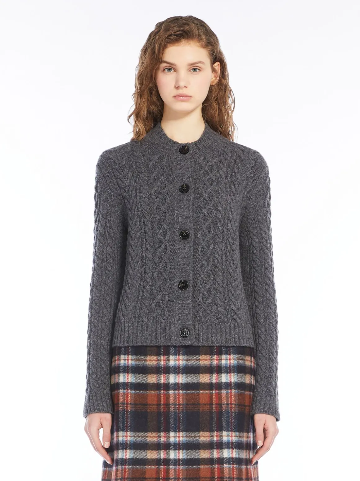 Online Cardigan in lana a trecce Maglie