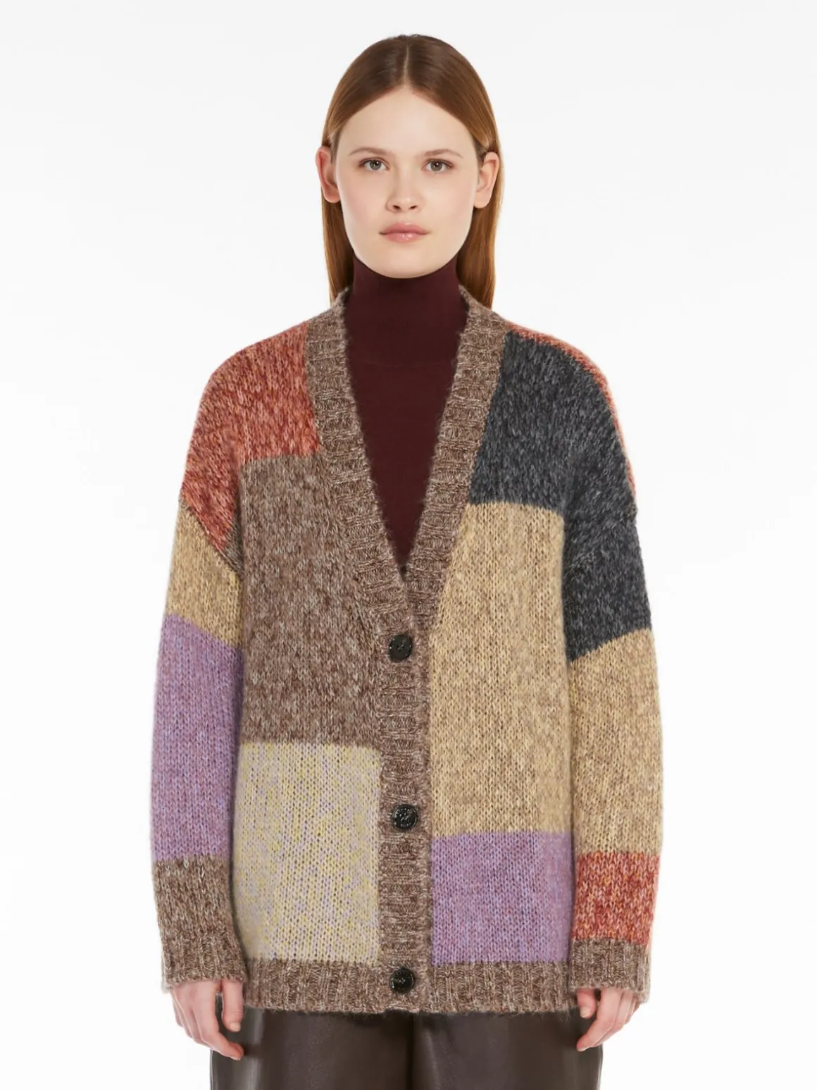 Discount Cardigan over in mohair chiné Maglie