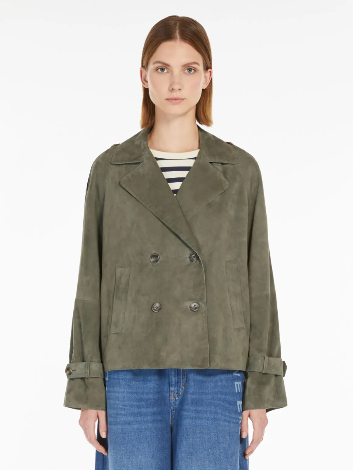 Best Giacca doppiopetto in suede Giacche Eblazer