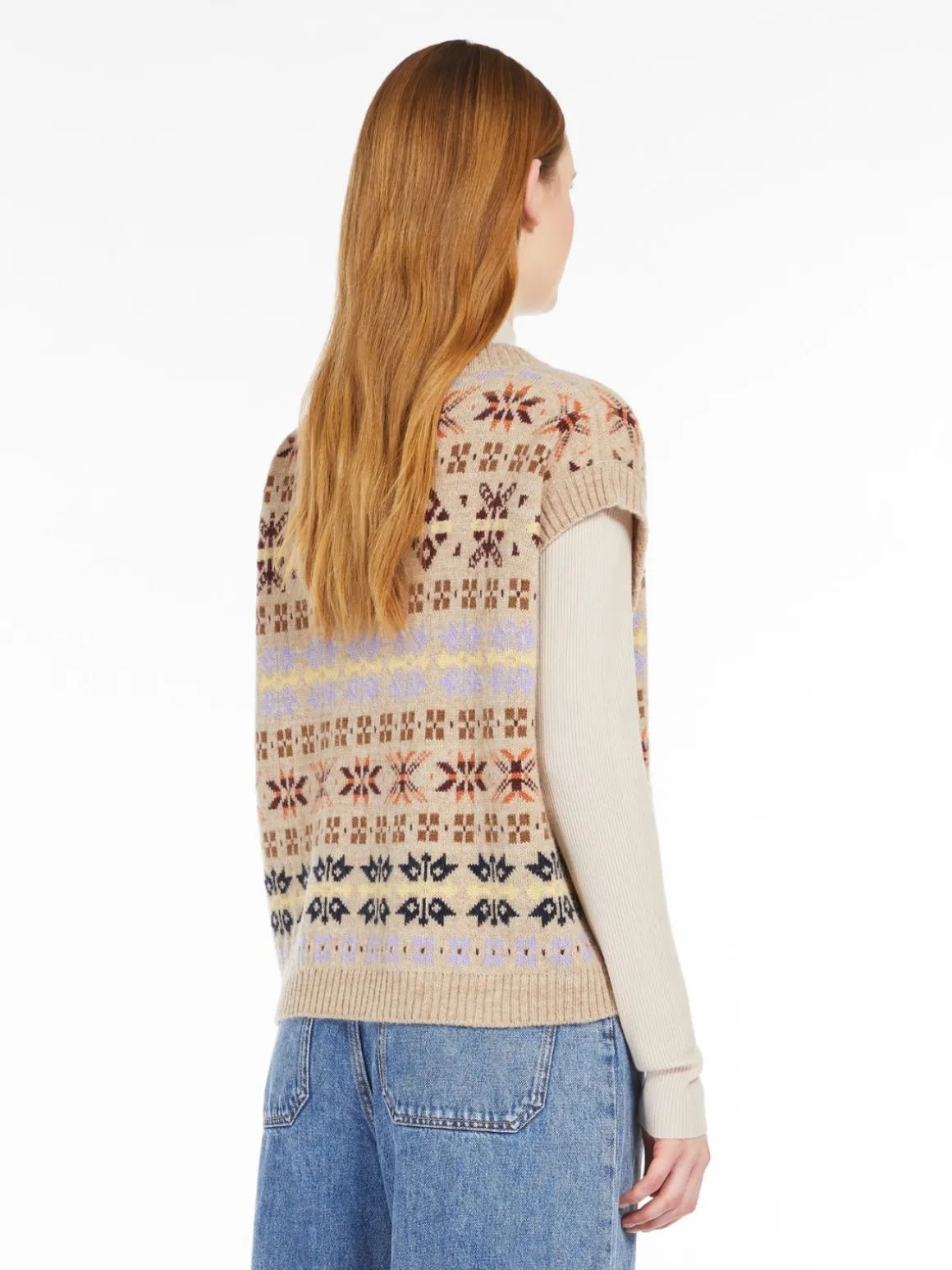 gilet_in_alpaca_e_lana_jacquard_2.webp Online Gilet in alpaca e lana jacquard Maglie | Gilet