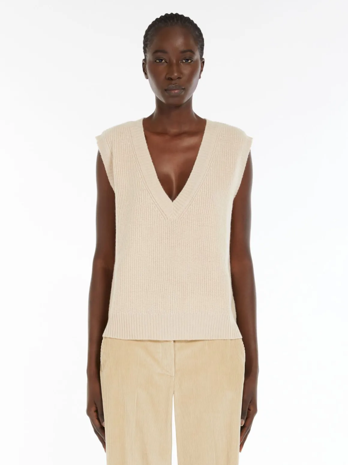Discount Gilet in filato di cachemire Gilet | Maglie
