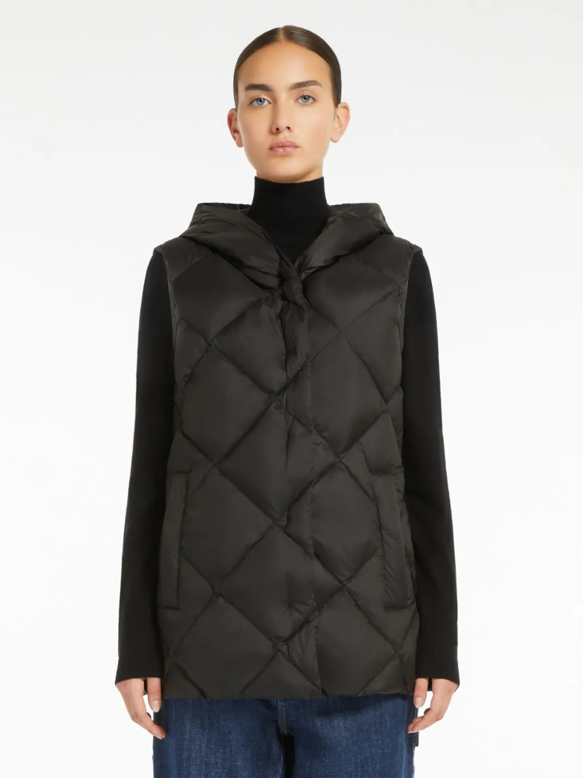 Flash Sale Gilet in tessuto tecnico trapuntato Gilet | Imbottiti E Parka
