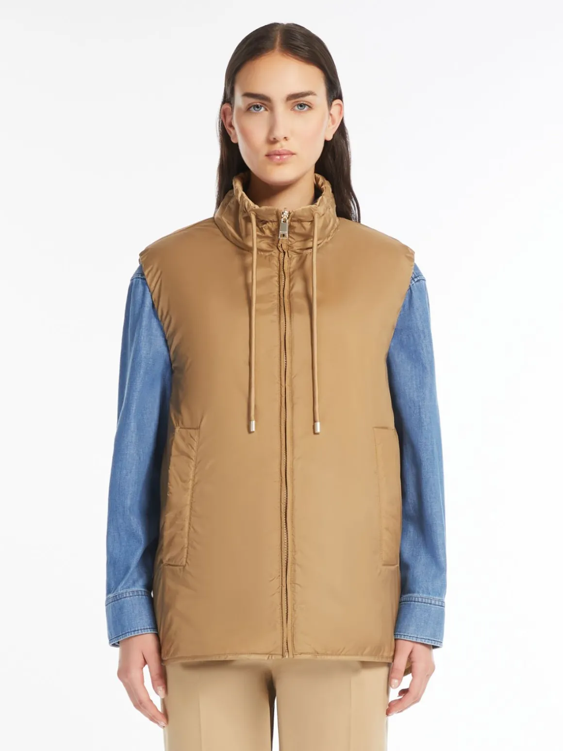 Flash Sale Gilet reversibile in tela antigoccia Gilet | Imbottiti E Parka
