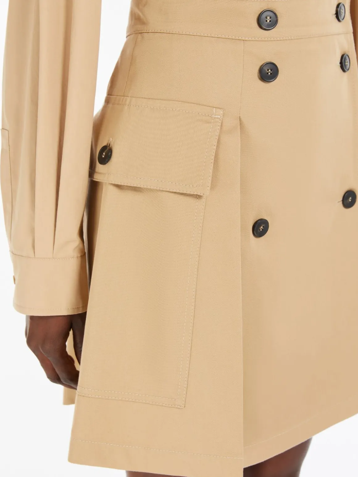 gonna_corta_in_gabardina_di_cotone_3.webp Shop Gonna corta in gabardina di cotone Gonne