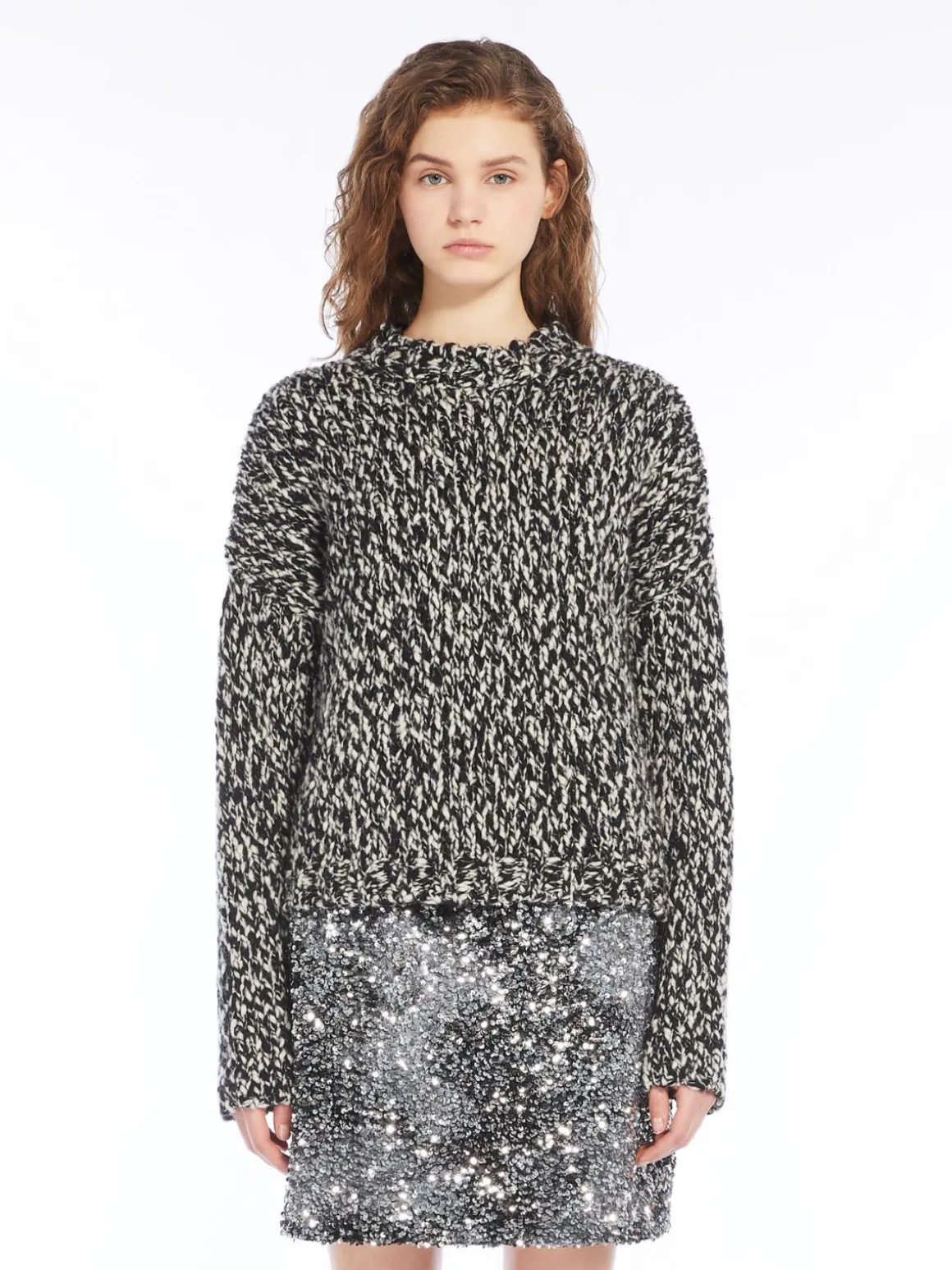 Best Maglia girocollo in mista lana chiné Maglie