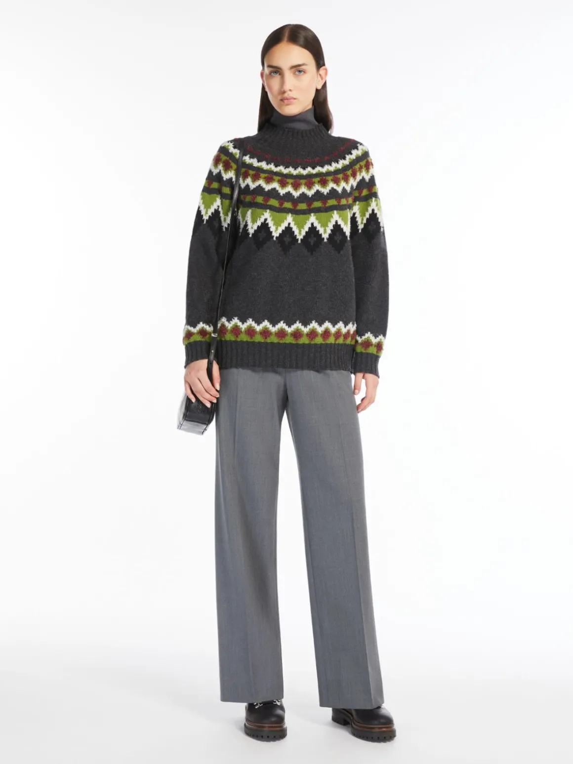 Flash Sale Maglia in lana jacquard Maglie