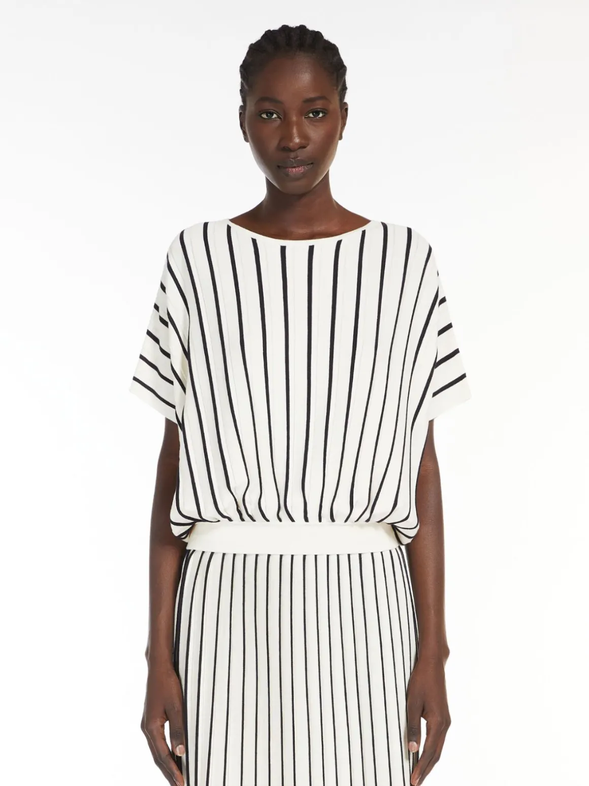 Flash Sale Maglia plissé in viscosa stretch Maglie