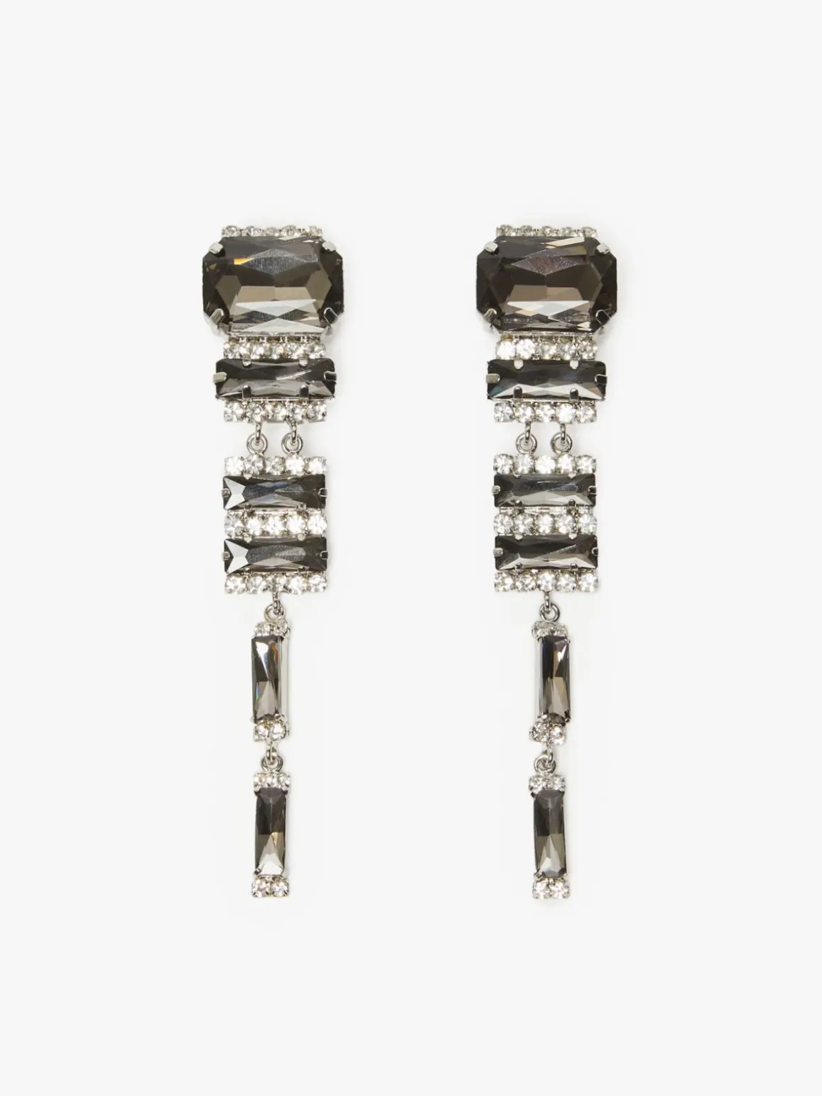 Discount Orecchini pendenti con strass Bijoux