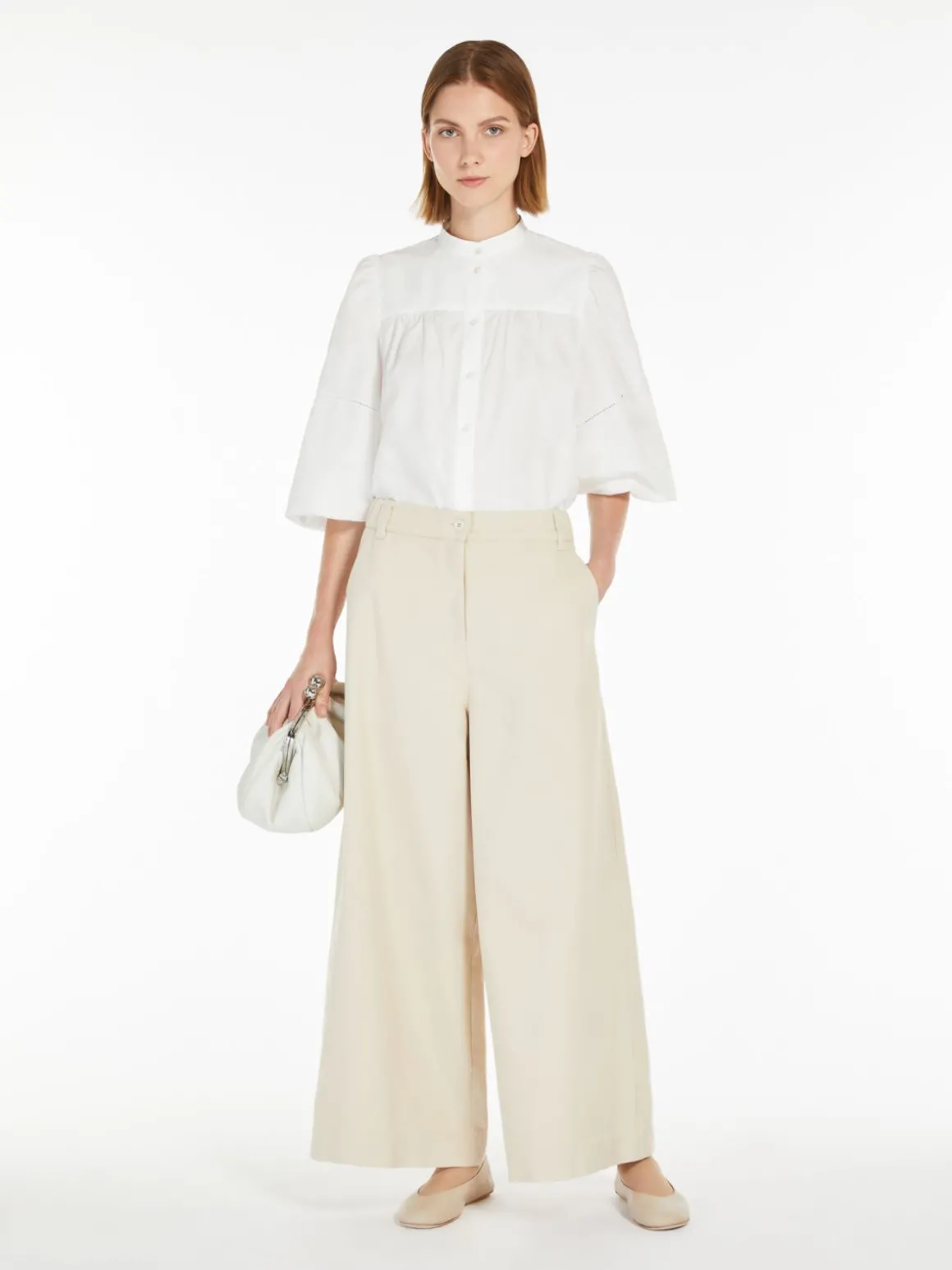 Hot Pantalone ampio in drill di cotone Pantaloniejeans