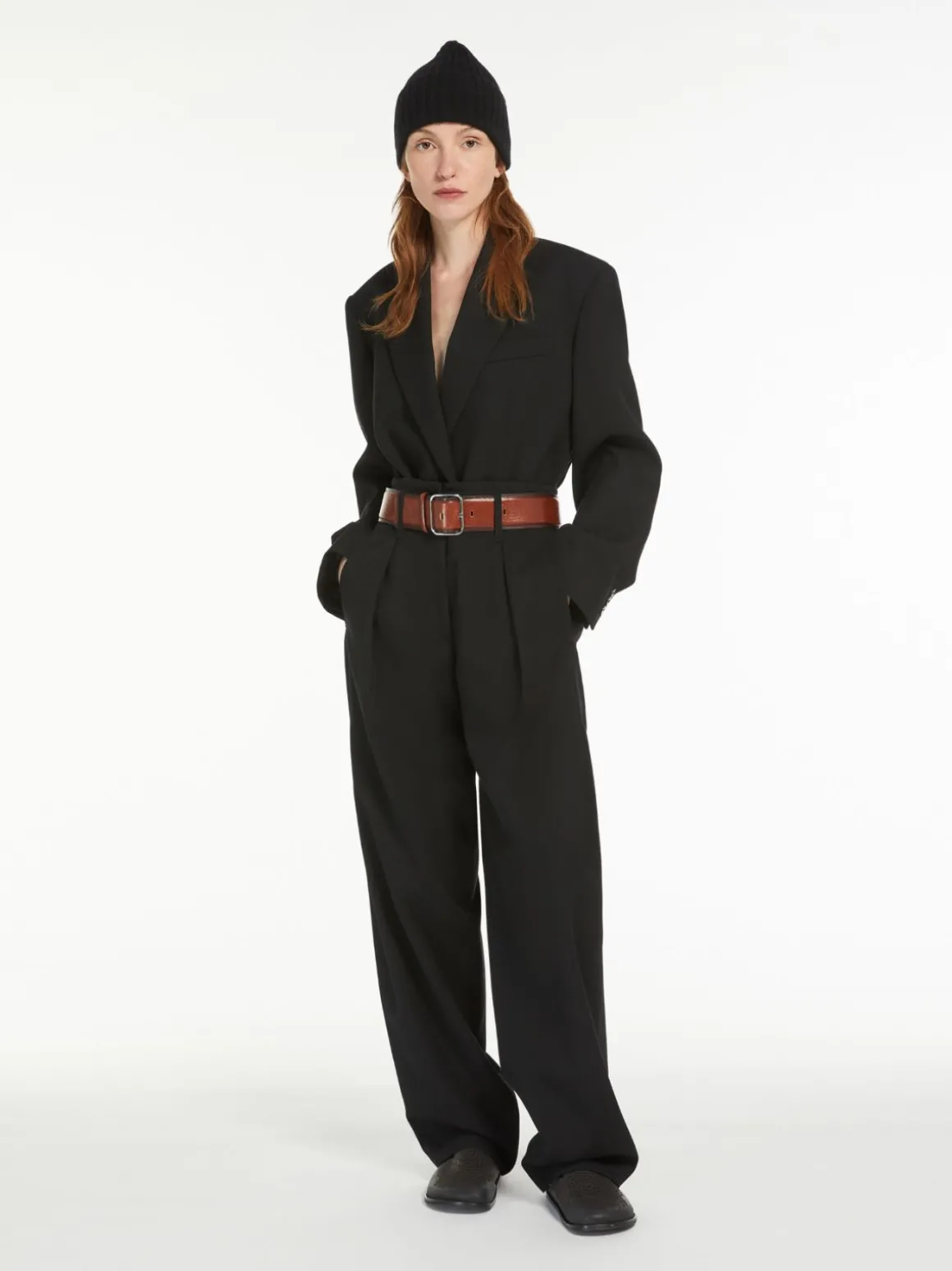 Best Pantalone ampio in mista lana Completie Tailleur | Pantaloniejeans