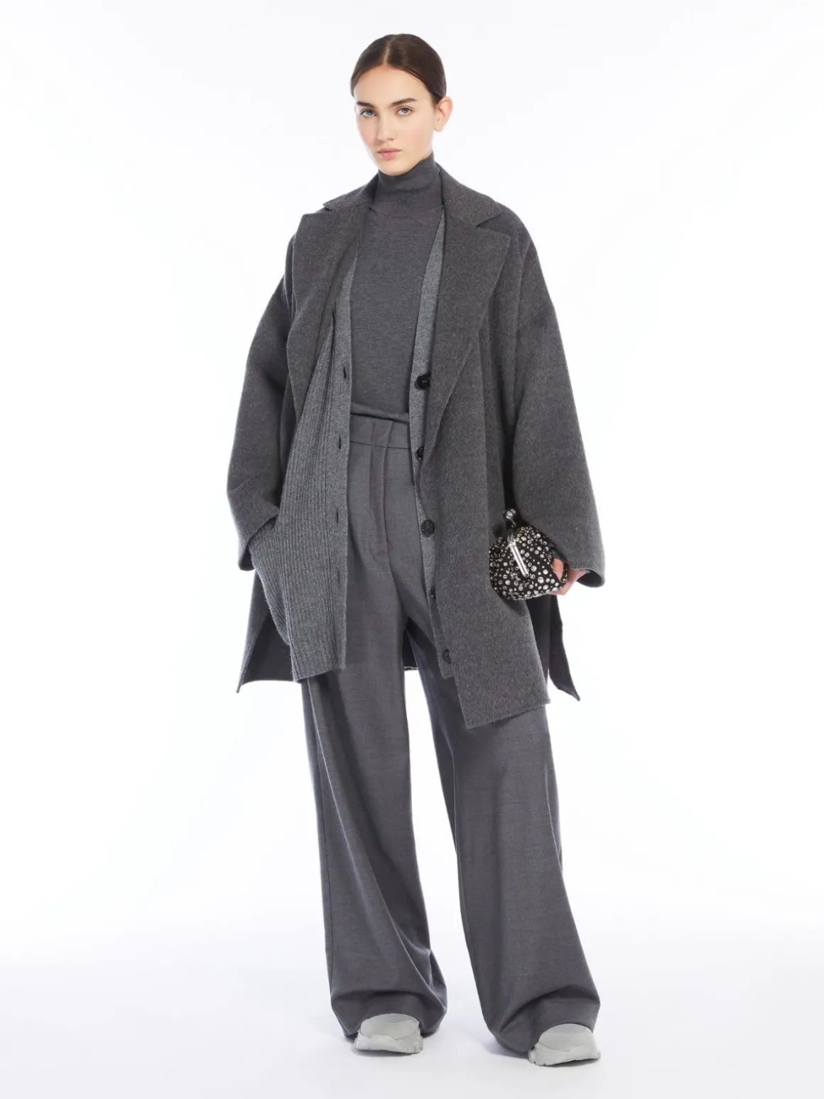 Clearance Pantalone in gabardina di lana Completie Tailleur | Pantaloniejeans