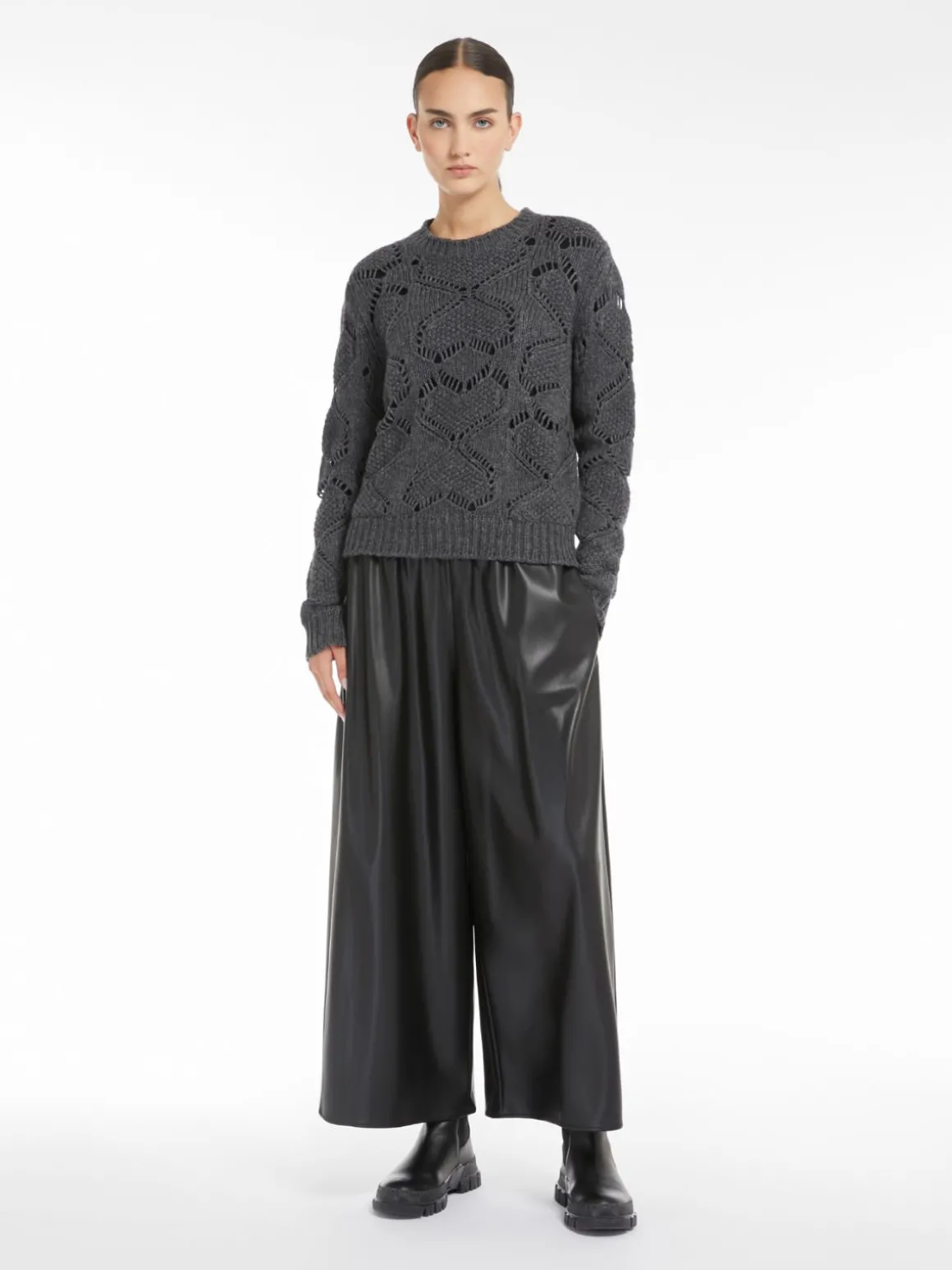 Outlet Pantalone in tessuto spalmato Pantaloniejeans