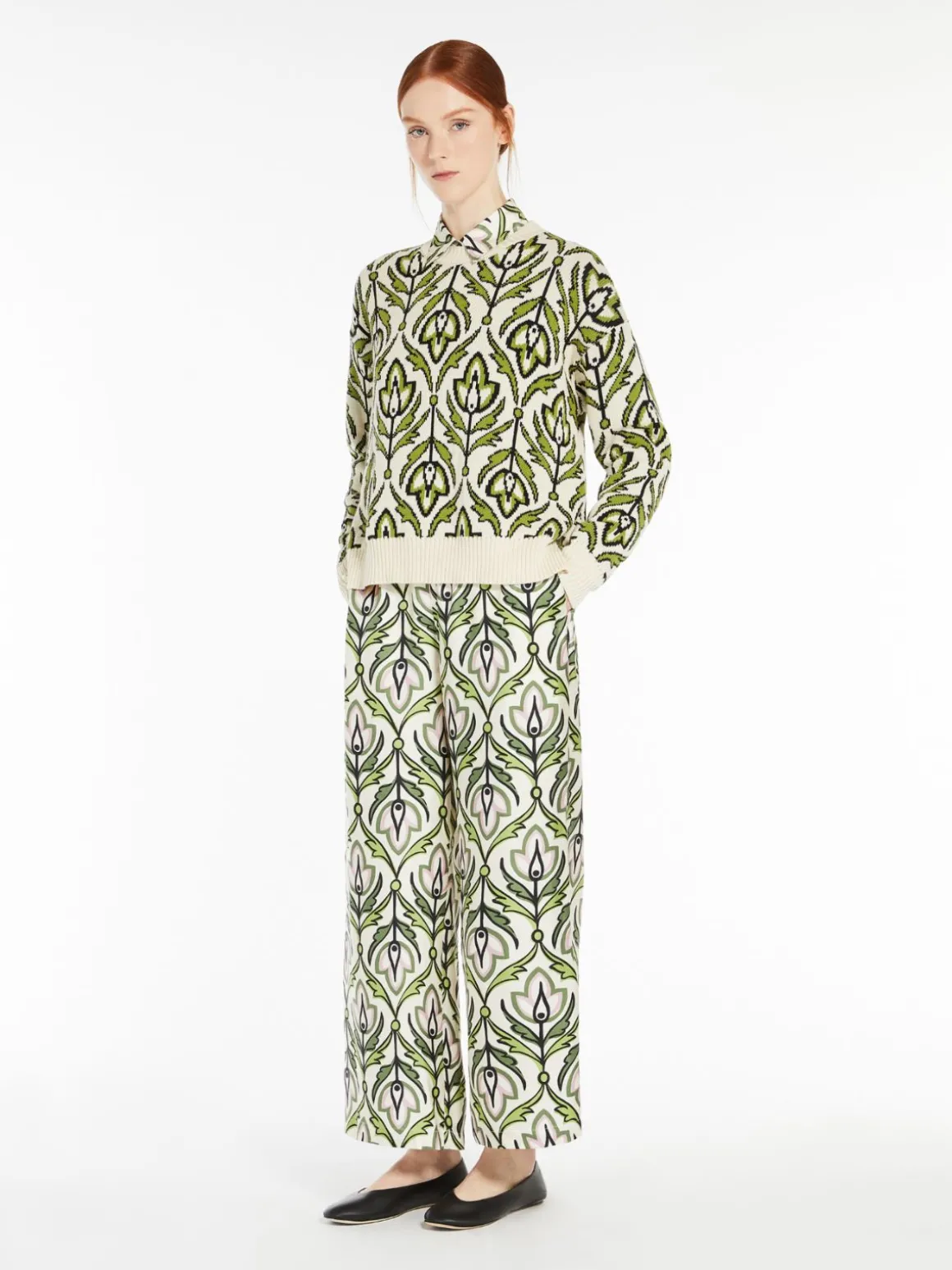 Sale Pantalone in twill di seta Pantaloniejeans