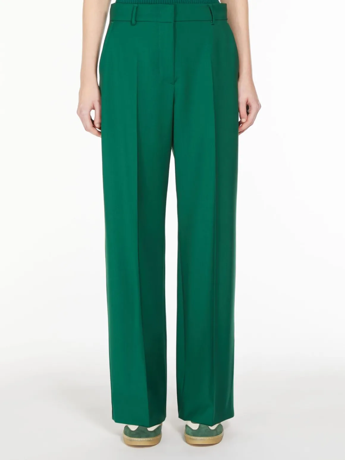 Best Pantalone palazzo in tela di lana Completie Tailleur | Pantaloniejeans
