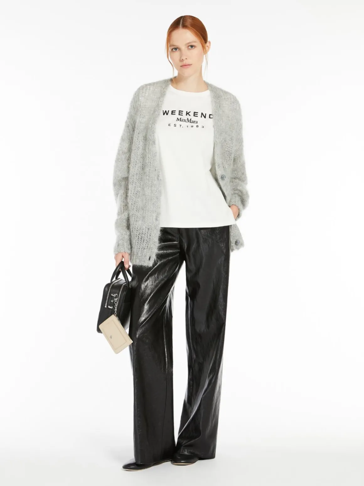 Flash Sale Pantalone palazzo in tessuto spalmato Pantaloniejeans