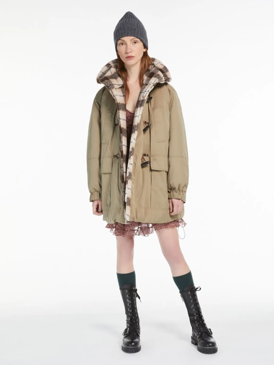 Clearance Parka in cotone antigoccia Imbottiti E Parka