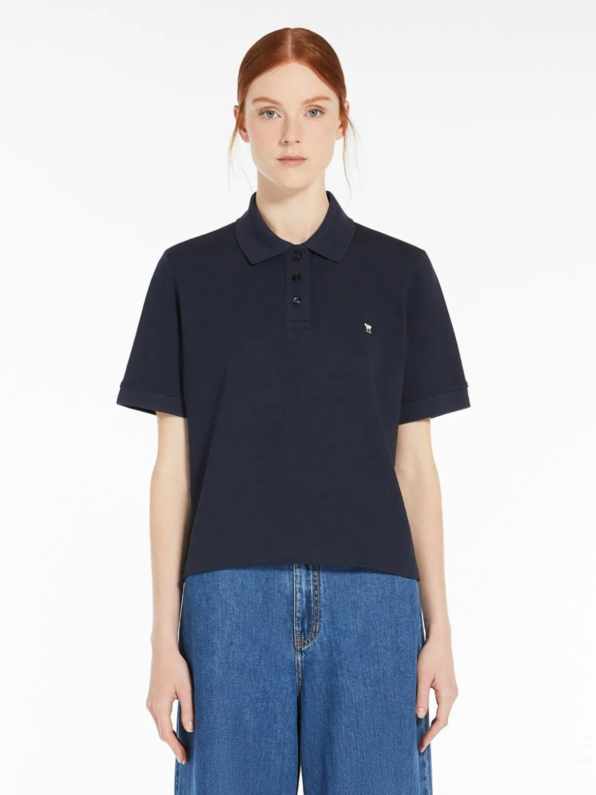 Outlet Polo in jersey di cotone T-shirt E Top