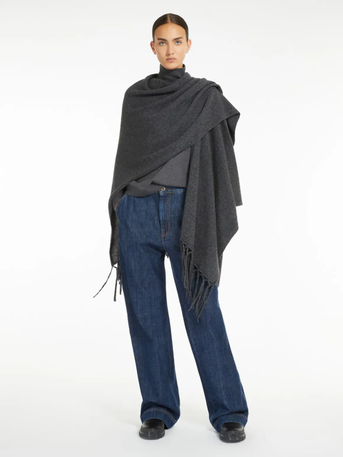 Flash Sale Poncho in pura lana Sciarpeefoulard