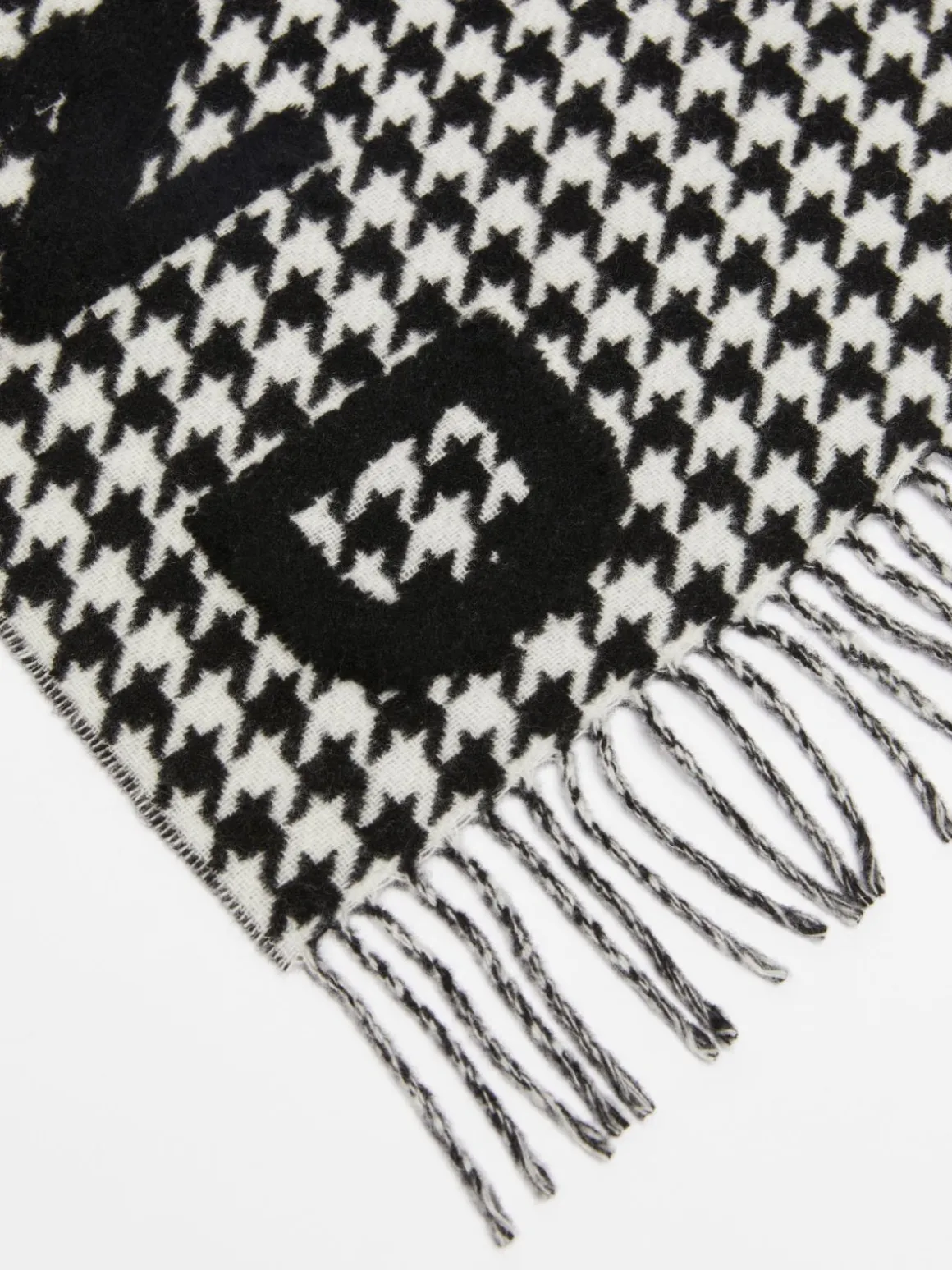 Cheap Sciarpa in mista lana con logo Sciarpeefoulard