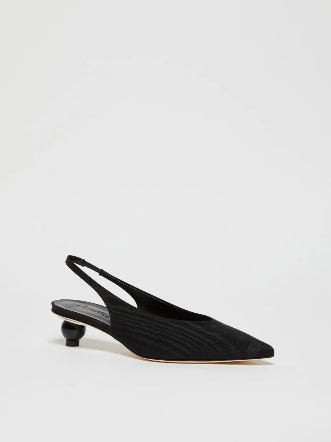 Sale Slingback in moiré con tacco boule Scarpe