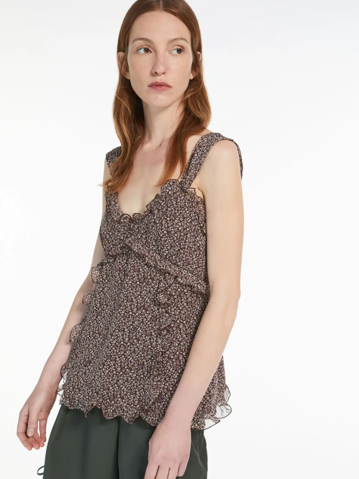 top_in_georgette_di_seta_stampata_3.webp Shop Top in georgette di seta stampata T-shirt E Top