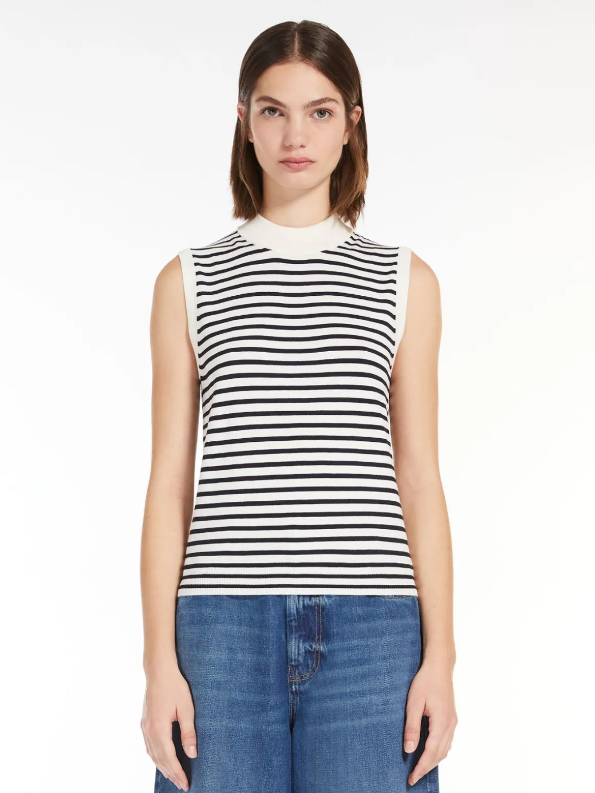 Outlet Top in viscosa stretch Maglie