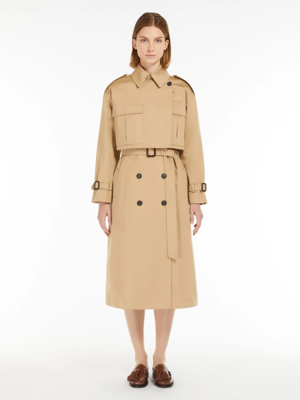 Sale Trench set in gabardina antigoccia Giacche Eblazer