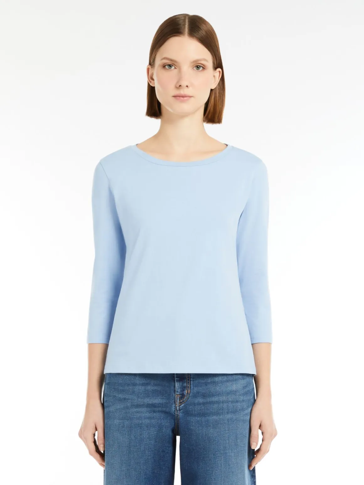 Hot T-shirt in jersey di cotone organico T-shirt E Top