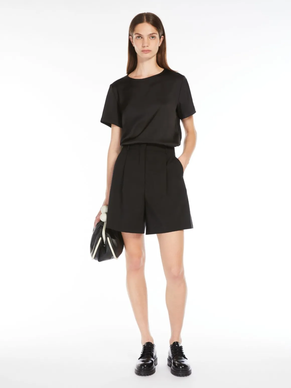 Flash Sale T-shirt in raso e jersey T-shirt E Top