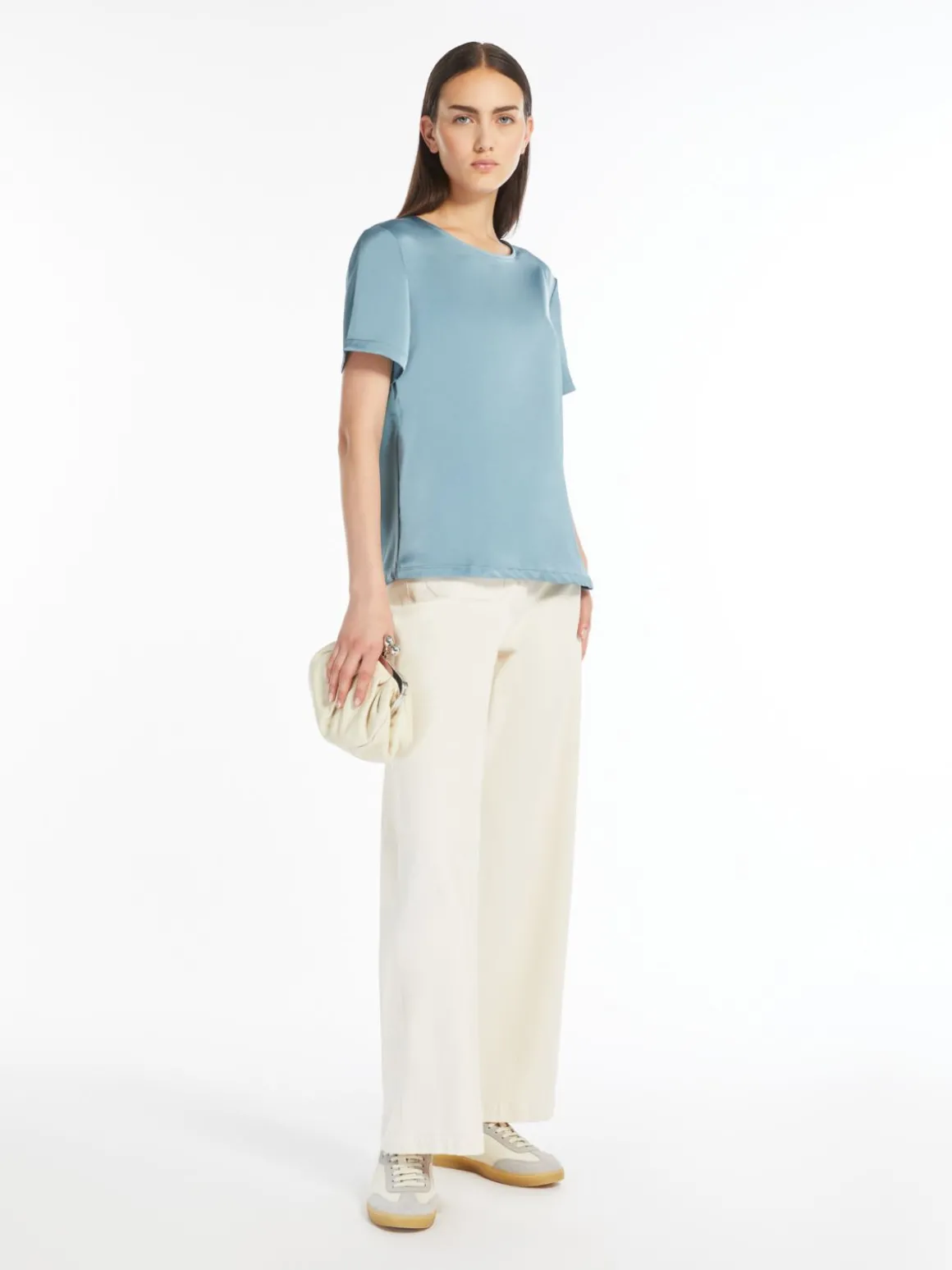 Cheap T-shirt in raso e jersey T-shirt E Top