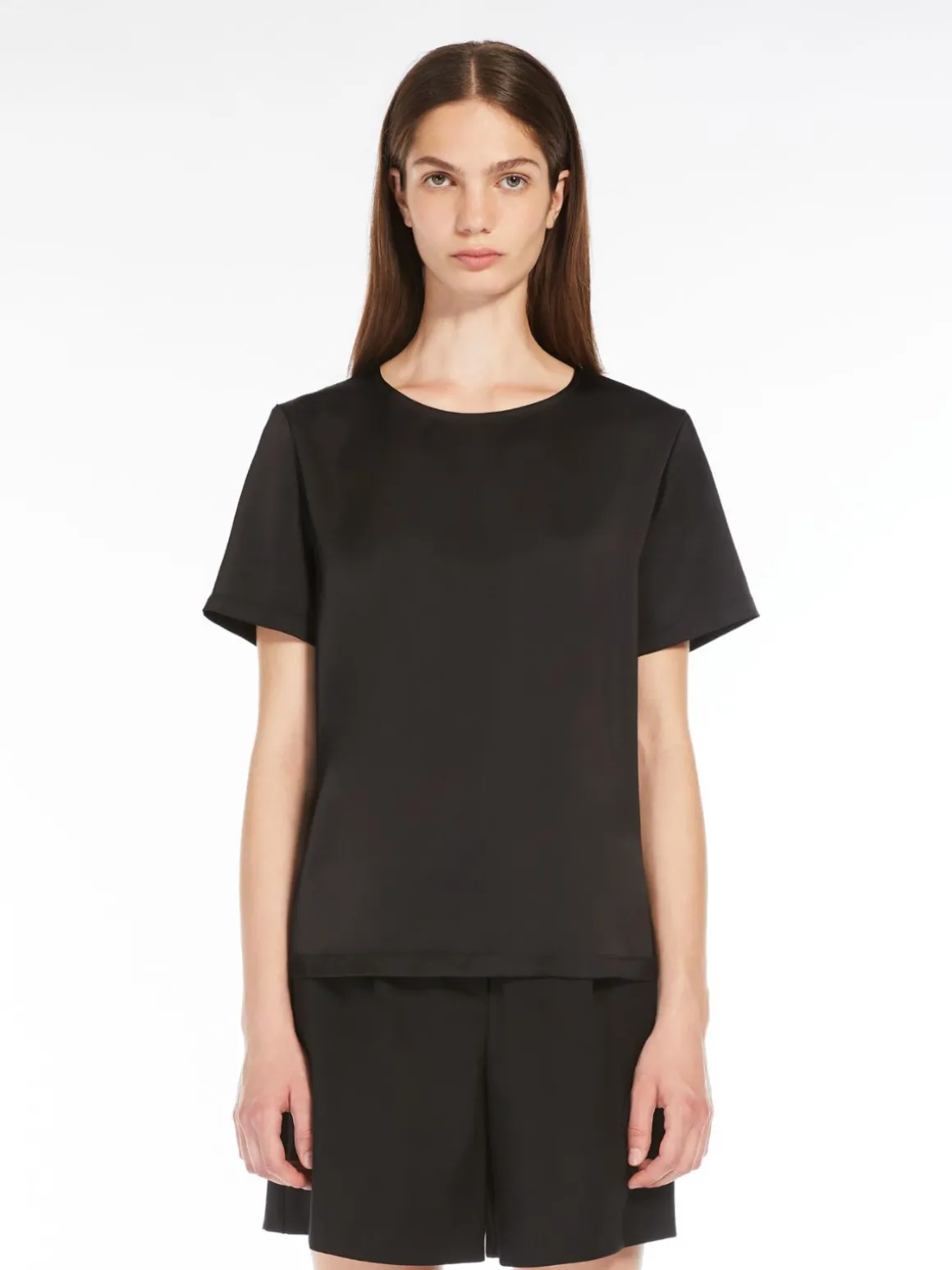 Flash Sale T-shirt in raso e jersey T-shirt E Top